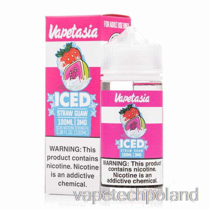 Vape Polska Iced Straw Guaw - Vapetasia - 100ml 3mg
